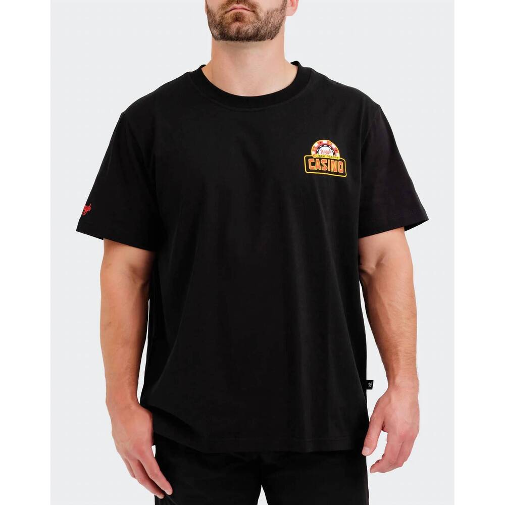 NEW WAGGLE GOLF 3-jack resort t-shirt in black